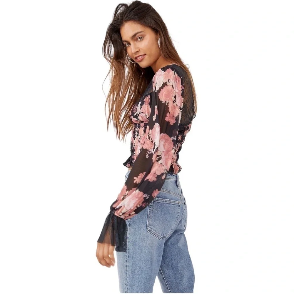 NWT Free People Daphne Blouse